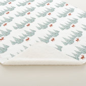 フェスティバルアカシカ雪に覆われたトウヒの木 シェルパブランケット (3/4)