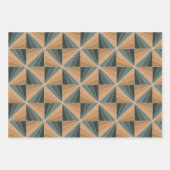 フェスティバルアップルポインセッタホリデージェムトーン ラッピングペーパーシート (正面3)