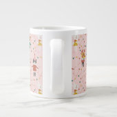 フェスティバルアニマルフレンズクリスマスパターン ジャンボコーヒーマグカップ (裏面)