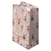 フェスティバルアニマルフレンズクリスマスパターン スモールペーパーバッグ (正面アングル)