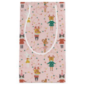 フェスティバルアニマルフレンズクリスマスパターン スモールペーパーバッグ (正面)