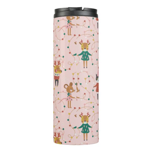フェスティバルアニマルフレンズクリスマスパターン タンブラー (裏面)