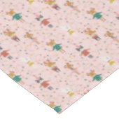 フェスティバルアニマルフレンズクリスマスパターン テーブルクロス (アングル)