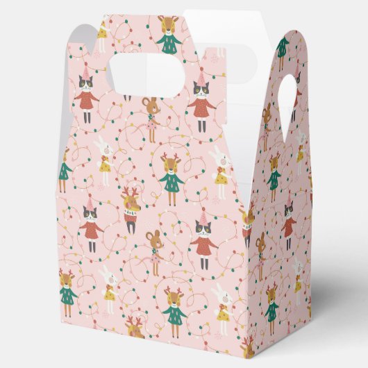 フェスティバルアニマルフレンズクリスマスパターン フェイバーボックス (オープン)