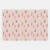 フェスティバルアニマルフレンズクリスマスパターン ラッピングペーパーシート (正面)