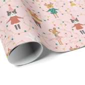 フェスティバルアニマルフレンズクリスマスパターン ラッピングペーパー (ロールコーナー)