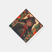 フェスティバルアニメガールonクリスマスナイト スタンダードカクテルナプキン (角)