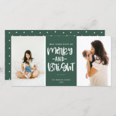 フェスティバルアメリーンドブライトグリーンホリデイフォト シーズンカード (正面/裏面)