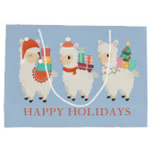 フェスティバルアルパ運カスの贈り物 |クリスマス ラージペーパーバッグ (裏面)