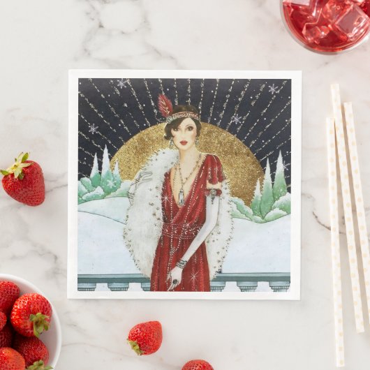 フェスティバルアートデコレトロヴィンテージクリスマスレディ (インサイチュ)