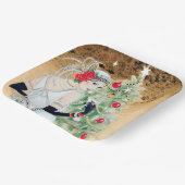 フェスティバルアートデコレトロヴィンテージクリスマスレディ ペーパープレート (傾斜あり)