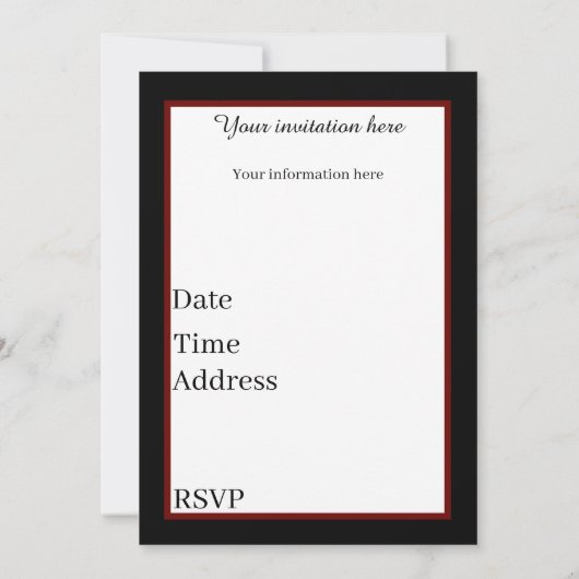 フェスティバルアートデコレトロヴィンテージクリスマスレディ 招待状 (裏面)