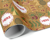 フェスティバルアールデコカスタムヴィンテージロゴクリスマス ラッピングペーパー (ロールコーナー)