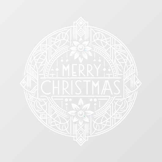 フェスティバルアールデコメリークリスマス ウィンドウサイン (シート)