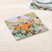 フェスティバルアールデコレディ スクエアペーパーコースター (アングル)