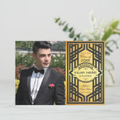 フェスティバルアールデコ卒業写真金ゴールドクラス20XX 招待状 (スタンド正面)