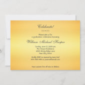 フェスティバルアールデコ卒業写真金ゴールドクラス20XX 招待状 (裏面)