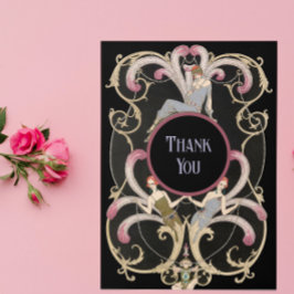 フェスティバルアールデコ折り畳みサンキューカード サンキューカード