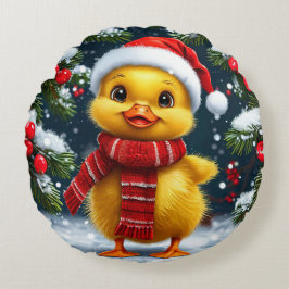 フェスティバルイエローアクリングインサンタハット ラウンドクッション