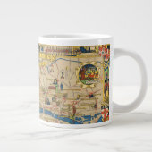 フェスティバルイギリス:ロンドン地図の案内 ジャンボコーヒーマグカップ (右)