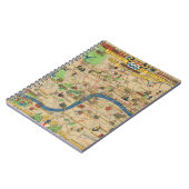 フェスティバルイギリス:ロンドン地図の案内 ノートブック (左側)