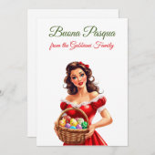 フェスティバルイタリアン | ハッピーイースター | ブオナパスカ | シーズンカード (正面/裏面)