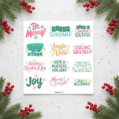 フェスティバルインスピレーション引用文ステッカーパック シール