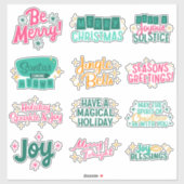 フェスティバルインスピレーション引用文ステッカーパック シール (シート)