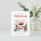 フェスティバルウィンターウッドランドクリスマス招待状 シーズンポストカード (スタンド正面)