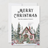 フェスティバルウィンターキャビンメリークリスマス シーズンカード (正面)