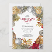 フェスティバルウィンタークリスマスパーティー 招待状 (正面)