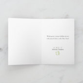 フェスティバルウィンタークリスマスビレッジロゴビジネス シーズンカード (内部)