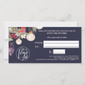 フェスティバルウィンタークリスマスロゴギフト券 (裏面)