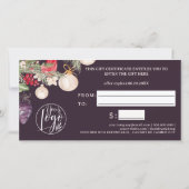 フェスティバルウィンタークリスマスロゴギフト券 (裏面)