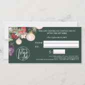 フェスティバルウィンタークリスマスロゴギフト券 (裏面)