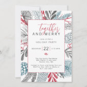 フェスティバルウィンターグリーナリーホリデーパーティー 招待状 (正面)