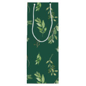 フェスティバルウィンターグリーンリーボタニックホリデー ワインギフトバッグ (裏面)