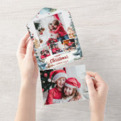 フェスティバルウィンタースノーヴィレッジ4枚 オールインワン招待状 (貼ってはがせる)