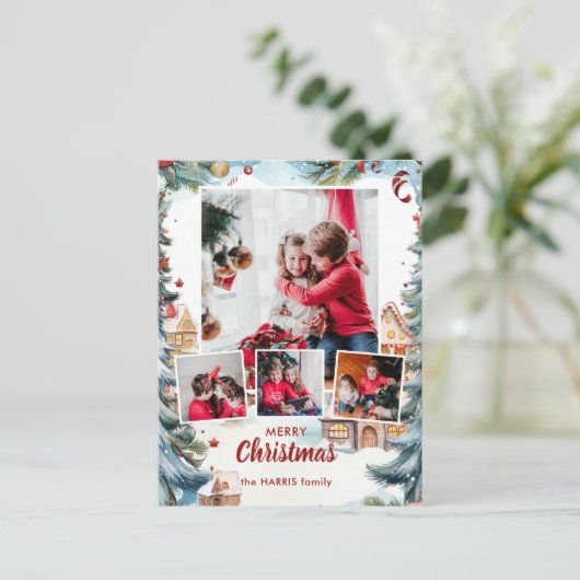 フェスティバルウィンタースノーヴィレッジ4枚 シーズンポストカード (スタンド正面)