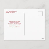 フェスティバルウィンタースノーヴィレッジ4枚 シーズンポストカード (裏面)