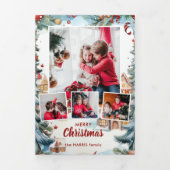 フェスティバルウィンタースノーヴィレッジ4枚 三つ折りカード (カバー)