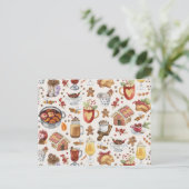 フェスティバルウィンタードリンクとデザート シーズンポストカード (スタンド正面)