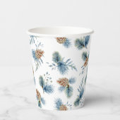 フェスティバルウィンターパインとエバーグリーン 紙コップ (裏面)