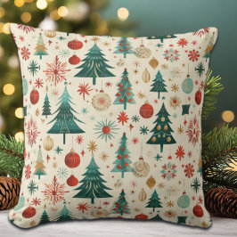 フェスティバルウィンターホリデーズパターン クッション