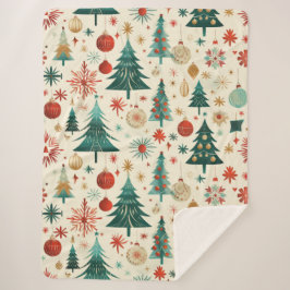 フェスティバルウィンターホリデーズパターン シェルパブランケット