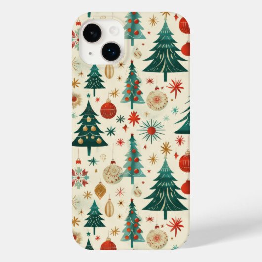 フェスティバルウィンターホリデーズパターン Case-Mate iPhoneケース (裏面)