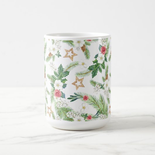 フェスティバルウィンターホリデーボタニカル コーヒーマグカップ (中央)