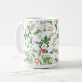 フェスティバルウィンターホリデーボタニカル コーヒーマグカップ (正面左)