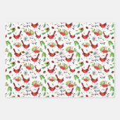 フェスティバルウィンターホリデーボタニカル ラッピングペーパーシート (正面2)