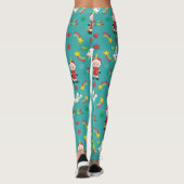 フェスティバルウィンターホリデーレインボーユニコーンクリスマス レギンス (裏面)